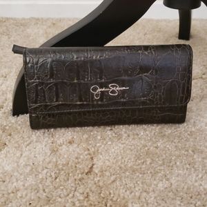 Jessica Simpson Faux Crocodile Wallet 🐊
